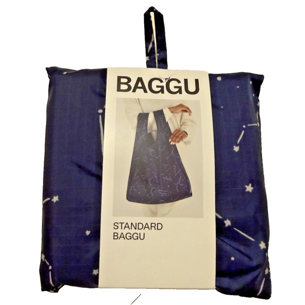 Baggu Standard Baggu Reuseable Bag Constellation Midnight NEW Navy White
